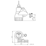 Jung Pumpen JP00227 U6K ES Tauchpumpe für Schmutzwasser
