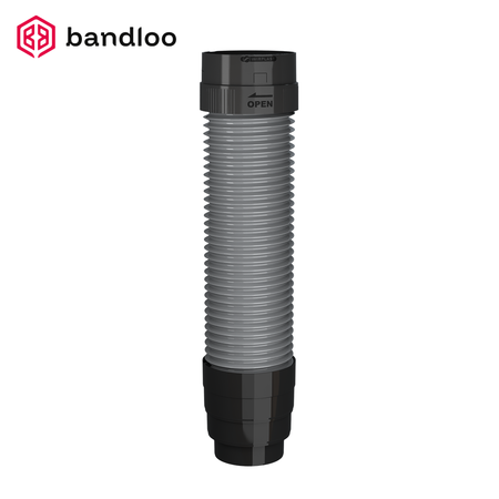 BANDLOO Lüftungsset DN125 – Ruroflex KLIK + Kondensatabscheider 125 mm, graphit