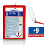 Set REMMERS KIESOL 10 KG Verkieselung Abdichtung + 9 Dosierkartuschen 