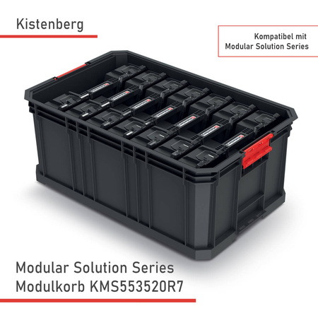 Kistenberg MODULAR SOLUTION Box Aufbewahrungsboxen 52 x 32 x 21 cm + 7 Organizer