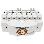 OUTLET Hager HIM406 Lastumschalter für Hutschiene Montageplatte 4 polig 63A