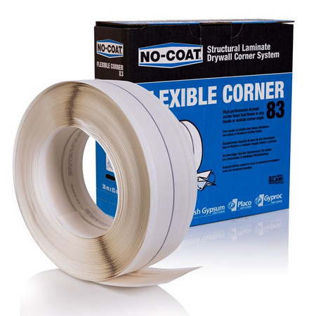 5 x RIGIPS NO-COAT Flexible Corner Kantenschutz Trockenbau Innenecke Au 30m 83mm
