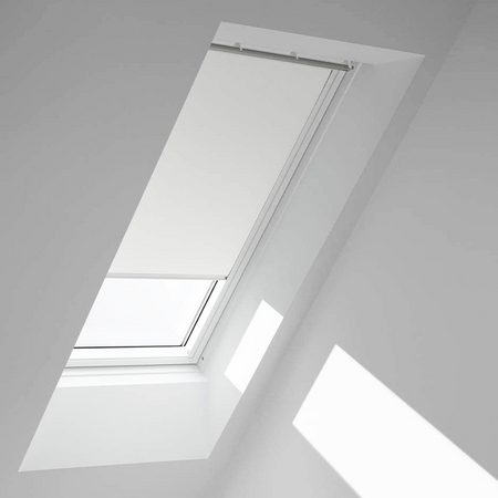 VELUX Sichtschutzrollo DKL SK06 1025SWL Weiß Verdunkelungsrollo für Dachfenster 114x118cm