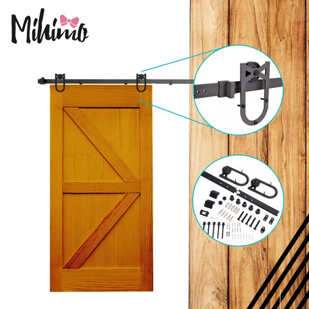 Robust Schiebetürsystem Schiebetürbeschlag Laufschiene Holz Barn Door Hufeisen