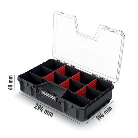 Kistenberg MODULAR SOLUTION Box Aufbewahrungsboxen 52 x 32 x 21 cm + 7 Organizer