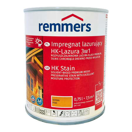 Remmers HK Lasur 0,75 L Kiefer – 3in1 Holzschutzmittel