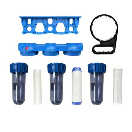 IBO Wasserfilter Vorfilter 3-Stufen Wasserfilterpatronen