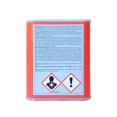 Remmers PU-HOLZVERFESTIGUNG Schadstofffixierung auf PU-Basis farblos 750 ml NEU