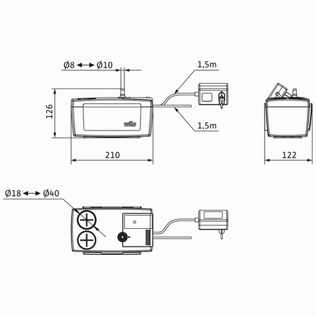  Wilo Plavis 013-C-2G Kondensathebeanlage Pumpe Zirkulationspumpe 2548552 