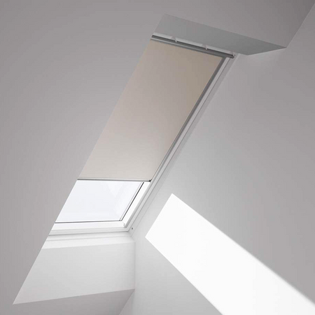 VELUX DKL S08 1085S Hellbeige Verdunkelungsrollo für Dachfenster114x140 cm