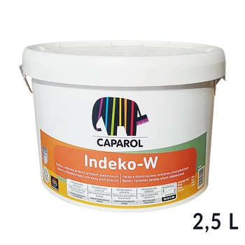 OUTLET CAPAROL Indeko W Innenfarbe vor Schimmelbefall 2,5 L Weiß Schimmel 