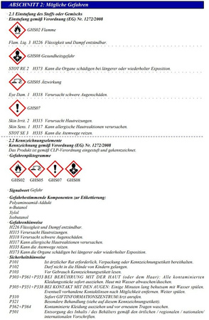 SET Mipa EP-Grundierfiller 2K hellgrau ca. RAL7032 + Mipa EP-Härter E25 1,5L
