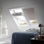 VELUX DKL CK06 1025S Weiß Verdunkelungsrollo für Dachfenster 55x118 cm