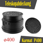 Karmat Schachtdeckel Schachtabdeckung Kanaldeckel Polypropylen Teleskop PS400