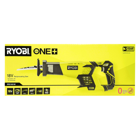 Ryobi RRS1801M Säbelsäge 18 V ONE+™ mit 2 Sägeblättern (ohne Akku)