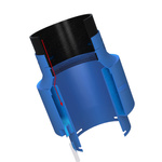 BANDLOO Lüftungsset DN125 – Ruroflex KLIK + Kondensatabscheider 125 mm, graphit