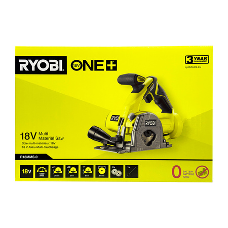 Ryobi R18MMS-0 Akku Multisäge 18 V ONE+ 85 mm für präzise Schnitte (ohne Akku) 