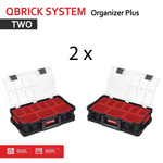 SET MIT 2 - Qbrick System TWO Organizer Plus Polycarbonatr Polyamid-Verschlüsse