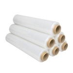 Set 6× Stretchfolie 50 cm – 23 µm – 2,5 kg – hohe Reißfestigkeit, Top-Haftung