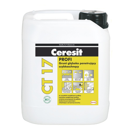 CERESIT CT 17 Tiefgrund Kunstharz Grundierung Wand Boden Tiefengrund 5 L
