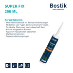 BOSTIK Seal'N'Bond Montagekleber Klebstoff Dichtmasse Kartusche 290 ML