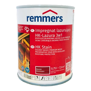Remmers HK Lasur 0,75 L Mahagoni – 3in1 Holzschutzmittel