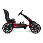 Große Gokart Abarth Lizenz 3-9 Jahre Schwarz und Rot