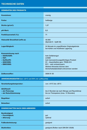 MAPEI Ultrabond Eco Fix TEPPICH PVC Kleber Teppichboden Beläge Fixierung 5-10 KG