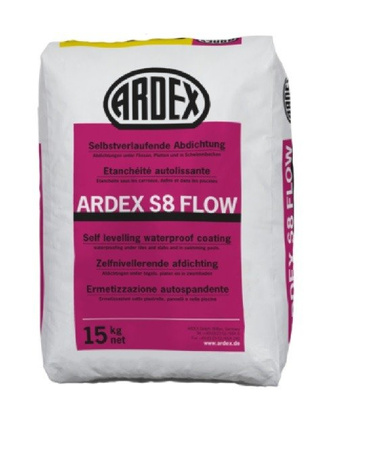 ARDEX S 8 FLOW Selbstverlaufende Abdichtung Wasserbeanspruchung 15 KG