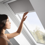 VELUX DKL CK06 1025S Weiß Verdunkelungsrollo für Dachfenster 55x118 cm