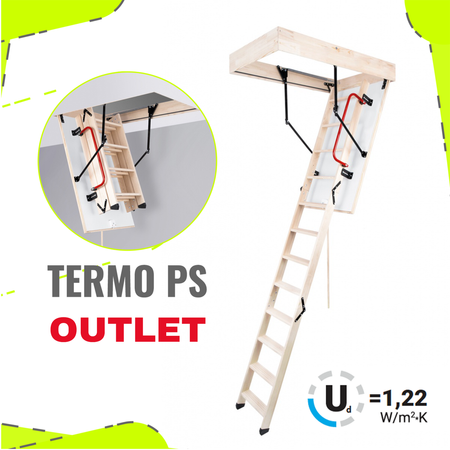 OUTLET Bodentreppe OMAN TERMO PS 120X55 H280 mit Dichtung und 26 mm