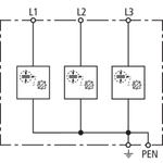 OUTLET DEHNshield TNC 255 941300 DEHN Schutzlösungen Überspannungsbegrenzer 