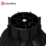 BANDLOO Lüftungsset DN125 – Ruroflex KLIK + Kondensatabscheider 125 mm, graphit