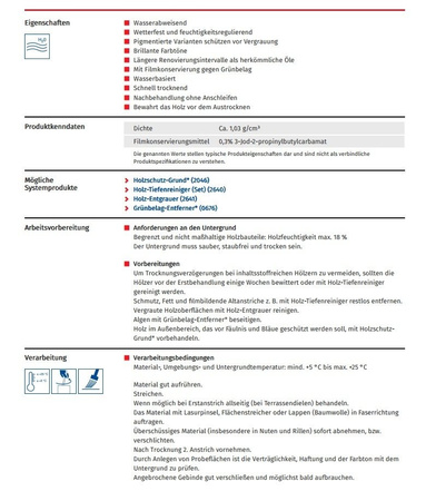 Remmers Aidol Gartenholz-Öl 2,5 L Terassen-Öl - Bangkirai