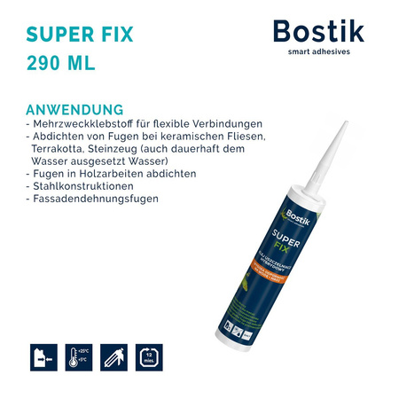 BOSTIK Seal'N'Bond Montagekleber Klebstoff Dichtmasse Kartusche 290 ML