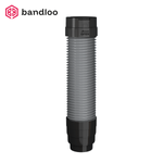 BANDLOO Lüftungsset DN125 – Ruroflex KLIK + Kondensatabscheider 125 mm Anthrazit