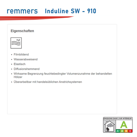 Remmers Induline SW-91 Hirnholzschutz auf Wasserbasis Holz innen und außen 0,5 L