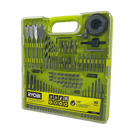 Ryobi RAKDD90 90-teiliges Bohr- und Schraubbit-Set