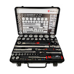 WURTH Zebra Steckschlüssel 1/2 Zoll Und 1/4 Zoll 56-Teiliges Sortiment