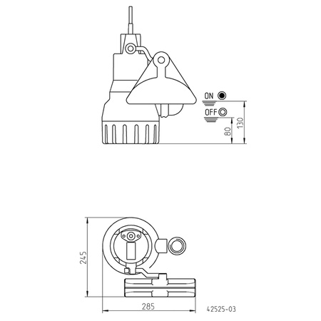 Jung Pumpen JP00227 U6K ES Tauchpumpe für Schmutzwasser