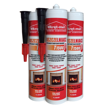3 STK Dichtmasse Höhe Temperatur 1500°C Dichtung Hitzebeständige Silikon 310ml