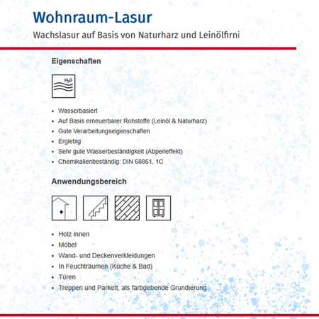 outlet Remmers Wohnraum-Lasur WEIß 10 L