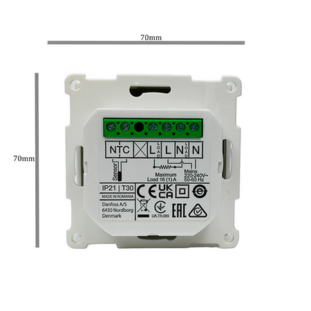 OUTLET DEVIreg Thermostat Smart WI-FI 230 V 140F1141 Reinweiß