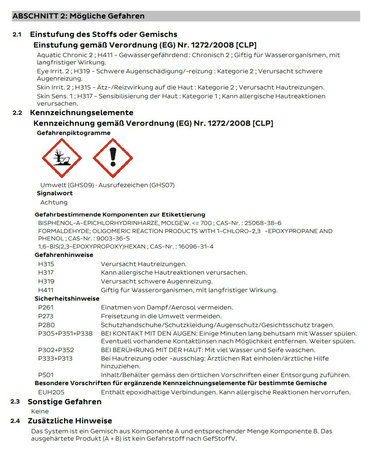BOSTIK 5304 EP Zweikomponentiges Epoxidharz Beschichtungssystem Komp. A 7,5 KG