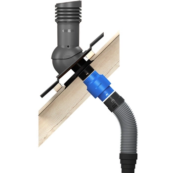 BANDLOO Lüftungsset DN125 – Ruroflex KLIK + Kondensatabscheider 125 mm, graphit