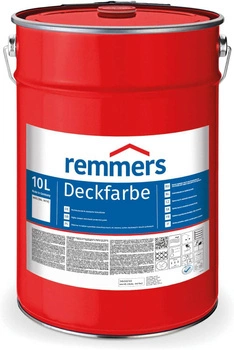Remmers Aidol Deckfarbe 10 L Holzfarbe Wetterschutzfarbe Zinkfarbe RAL 9016