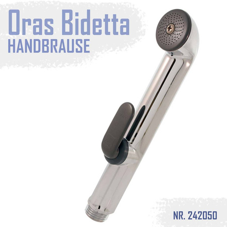 Oras Handbrause Bidetta Ersatzhandbrause 242050 Chrom zu Vega Combidetta 1/2"