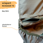 WISPORT RUCKSACK REINDEER 75 RAL-7013 FAS PLUS Ergonomic, MOLLE, 2300 g, 75 L