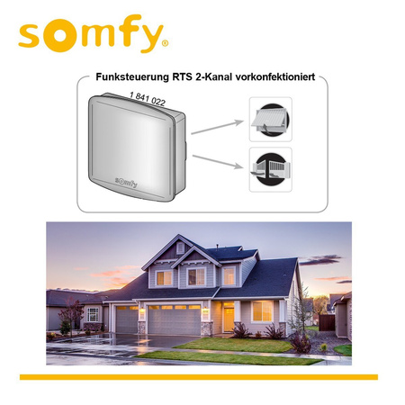 Somfy Standard Receiver RTS Funksteuerung 2-Kanal Universal Funkempfänger NEU