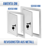 DM100z  Wartungstür Wartung Reinigungsklappe Wartungsöffnung  Stahlblech Metalltür 40x50 z zam.